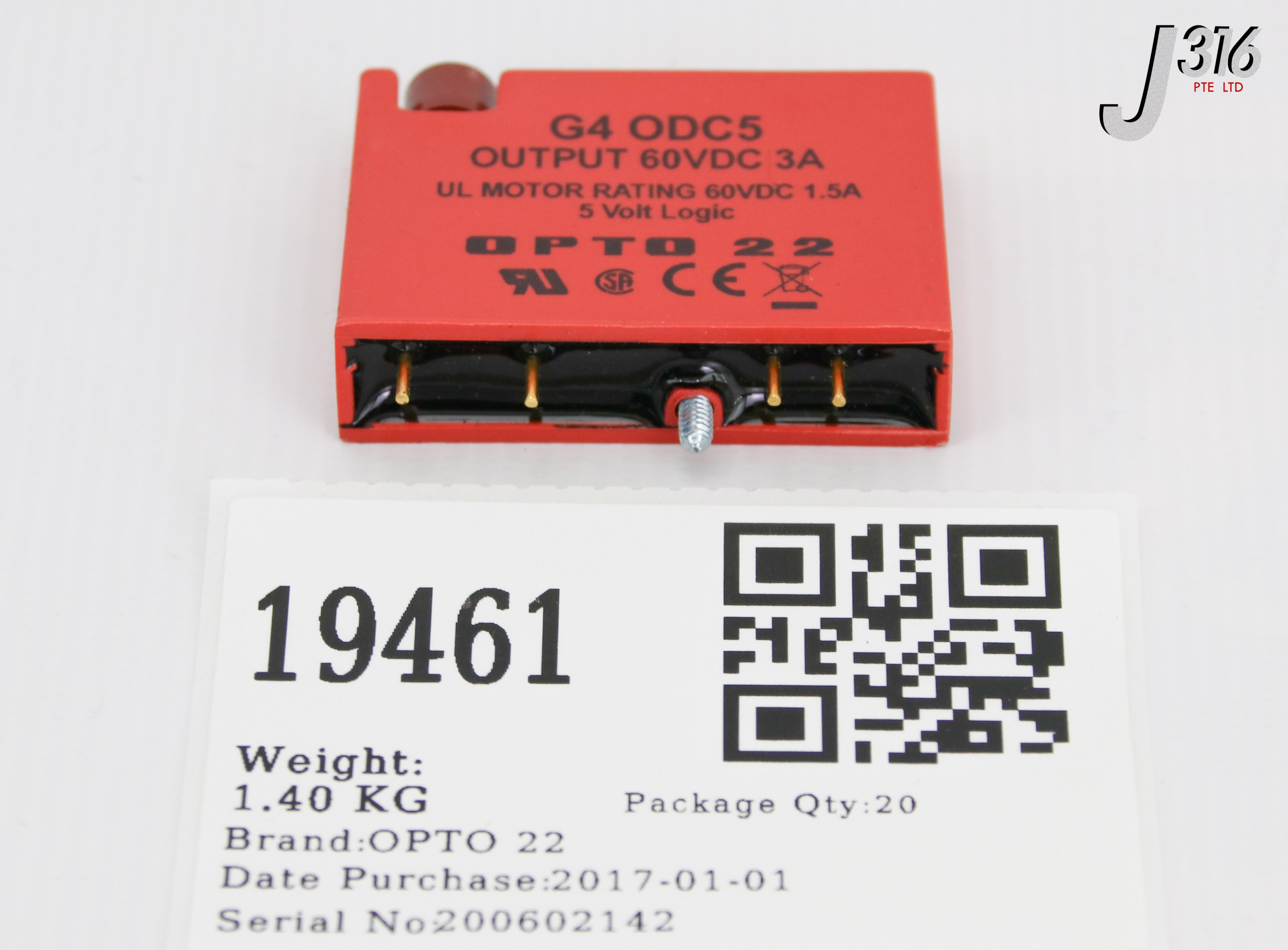 その他 E 19461 OPTO 22 G4 DIGITAL I/O MODULE, 60VDC 3A (NEW) G4 ODC5 | eBay